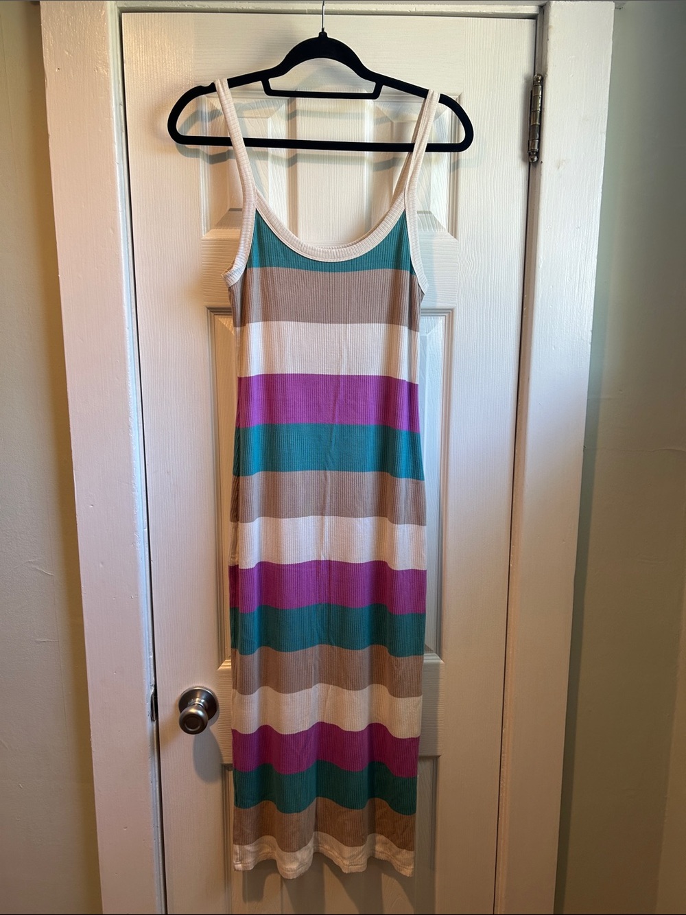 Z Supply Ribbed Striped Maxi Dress